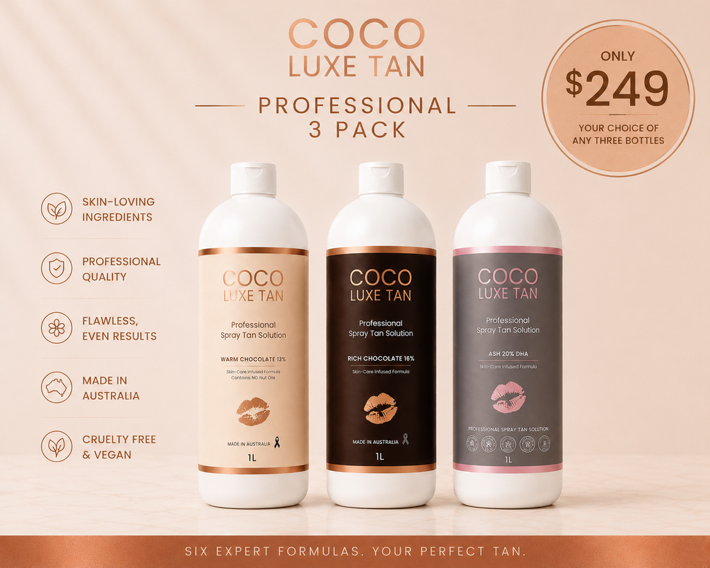 3 x Professional Spraytan Solutions