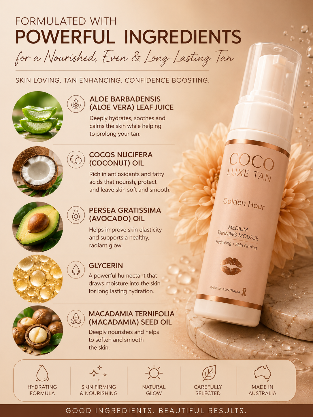 GOLDEN HOUR Self Tan Mousse