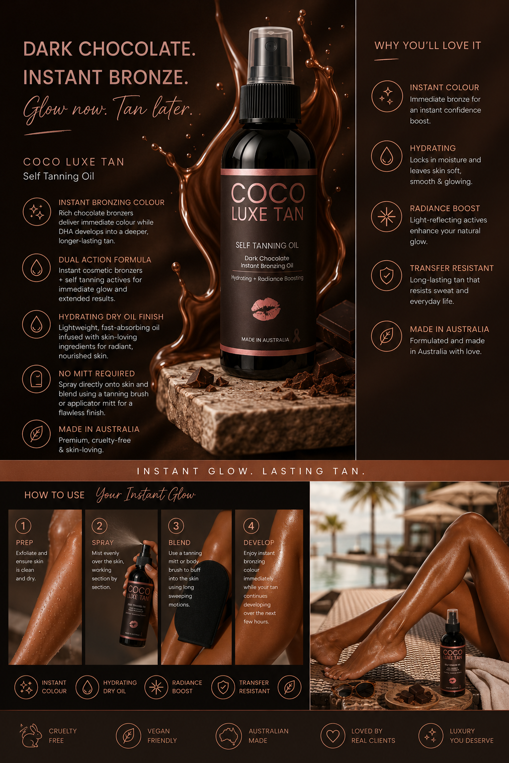 INSTANT Self Tanning Dry oil