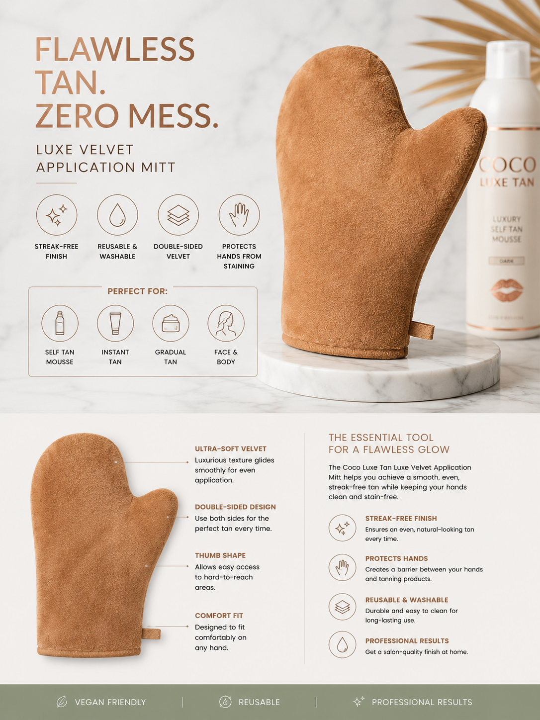 Luxe Velvet Application Mitt