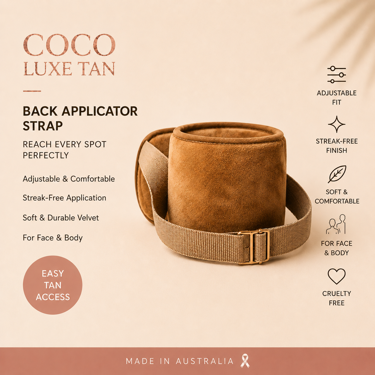 Coco Luxe Tan - Luxe Back Applicator