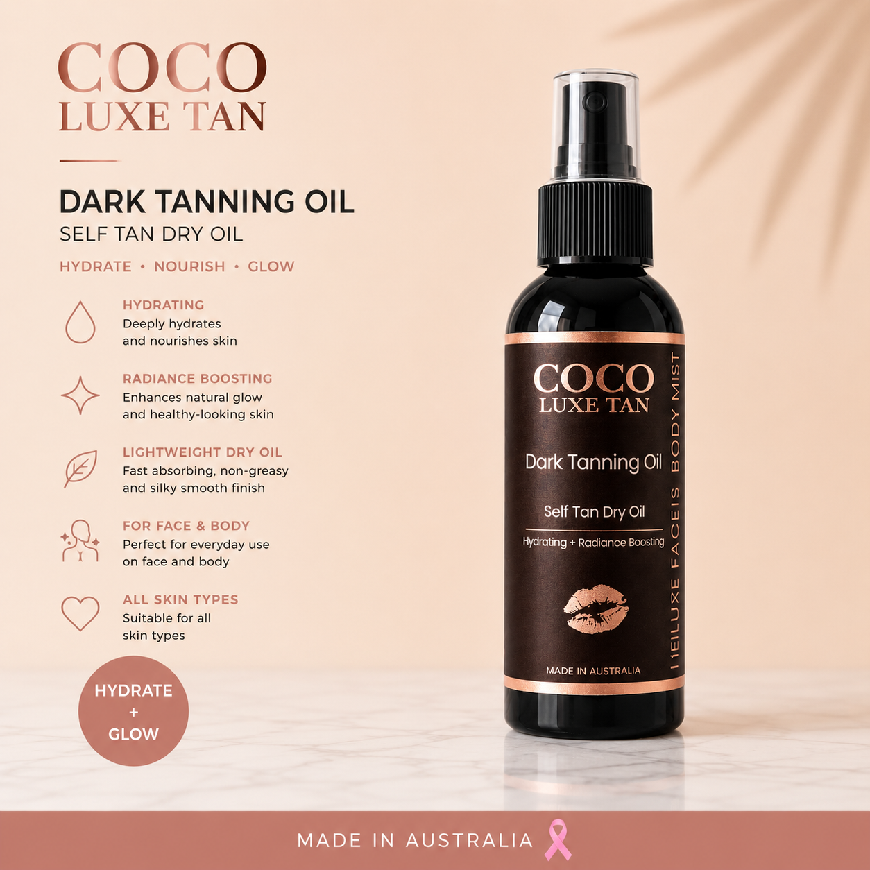 INSTANT Self Tanning Dry oil