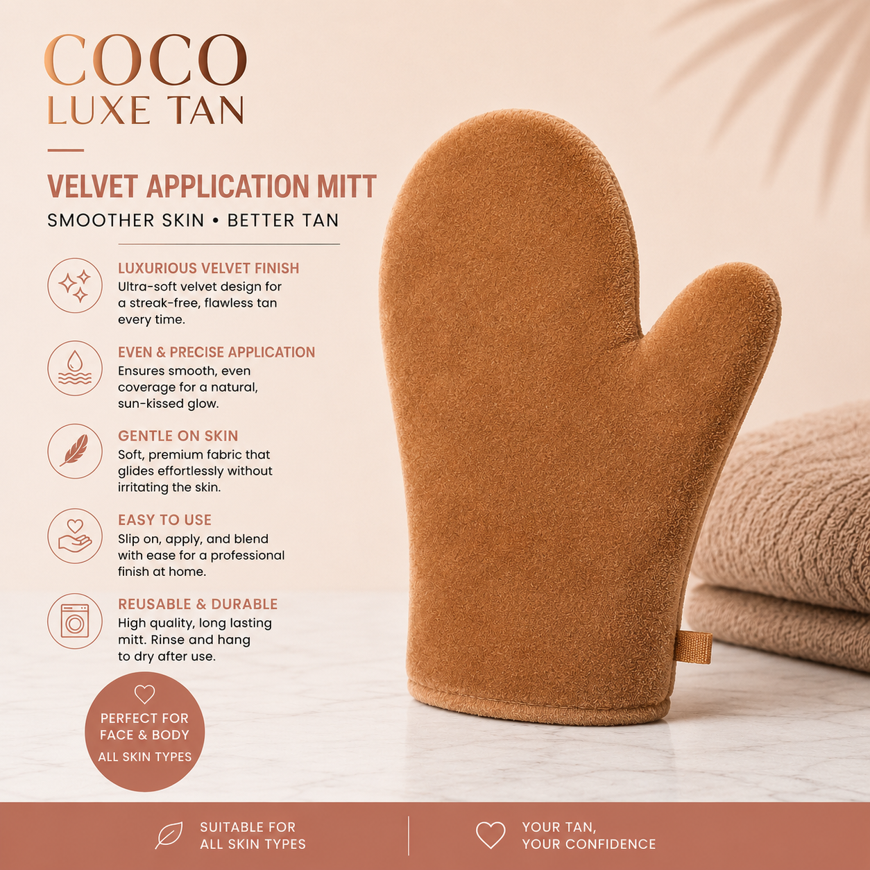 Luxe Velvet Application Mitt